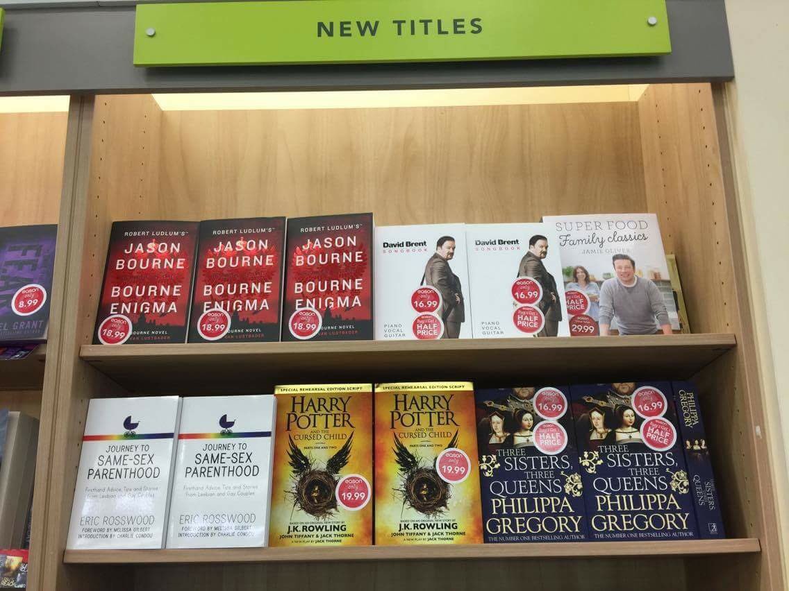 LGBT_Activist's tweet image. My book became shelf mates with the new Harry Potter book. I'm so honored. Dumbledore would be proud. 😊 @jk_rowling