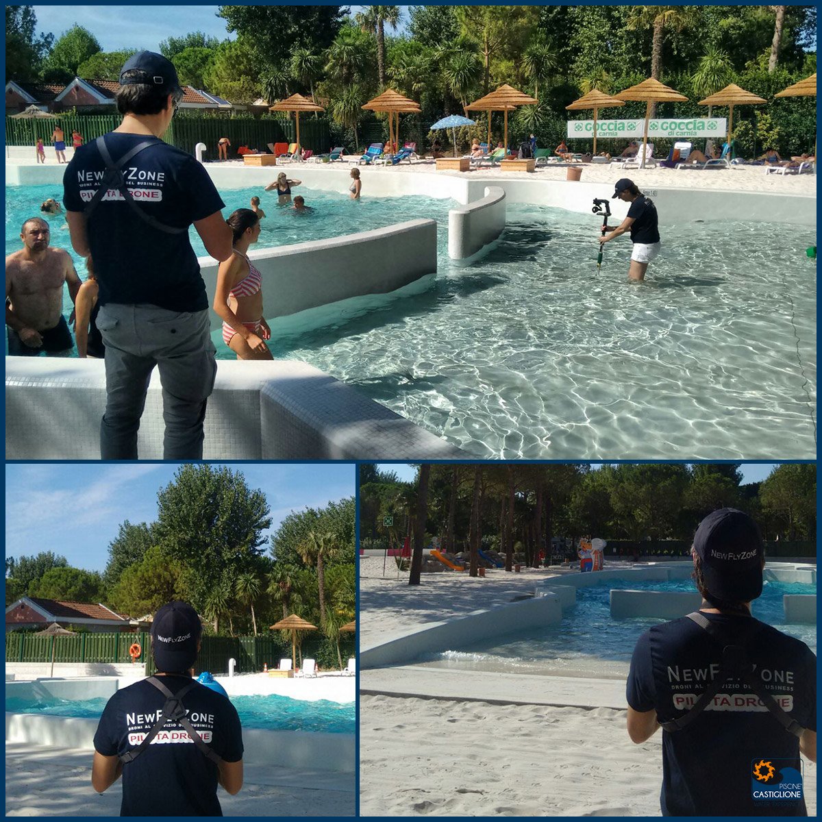 PiscineC's tweet photo. Eccoci all'Union Lido di Jesolo! #shooting2016 https://t.co/s32ImMRffo