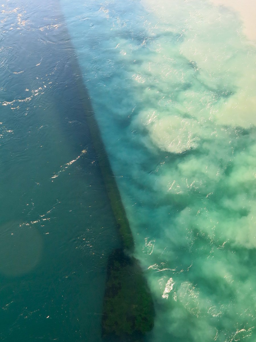 Junction of the 2 rivers in #Geneva downtown. #Visitgeneva with a local for free