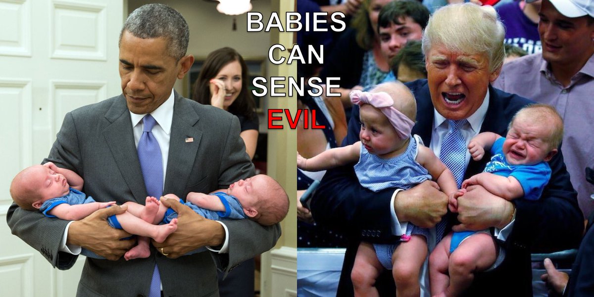 AllanMargolin's tweet image. #ManyPeopleAreSaying That Either Babies Can Sense Evil, Or They Are Frightened By Tiny Hands @TrumpHandsPAC @suekhi