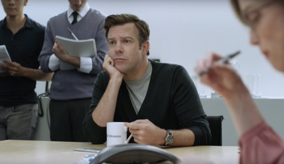 Slate's tweet image. John Oliver remade Spotlight to show what newspapers are like in the digital age: slate.me/2aVfVMn