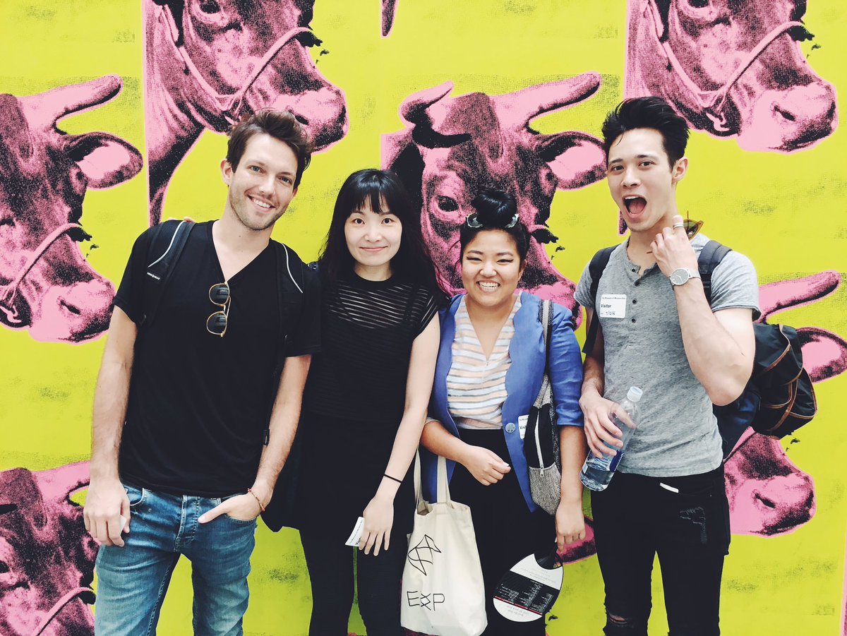 immabbent's tweet image. Getting prepped for @EXPtheBand's performance w. @whoopdeedooshow + @MoMAteens+ #rosa! #momateens #whoopdeedooshow