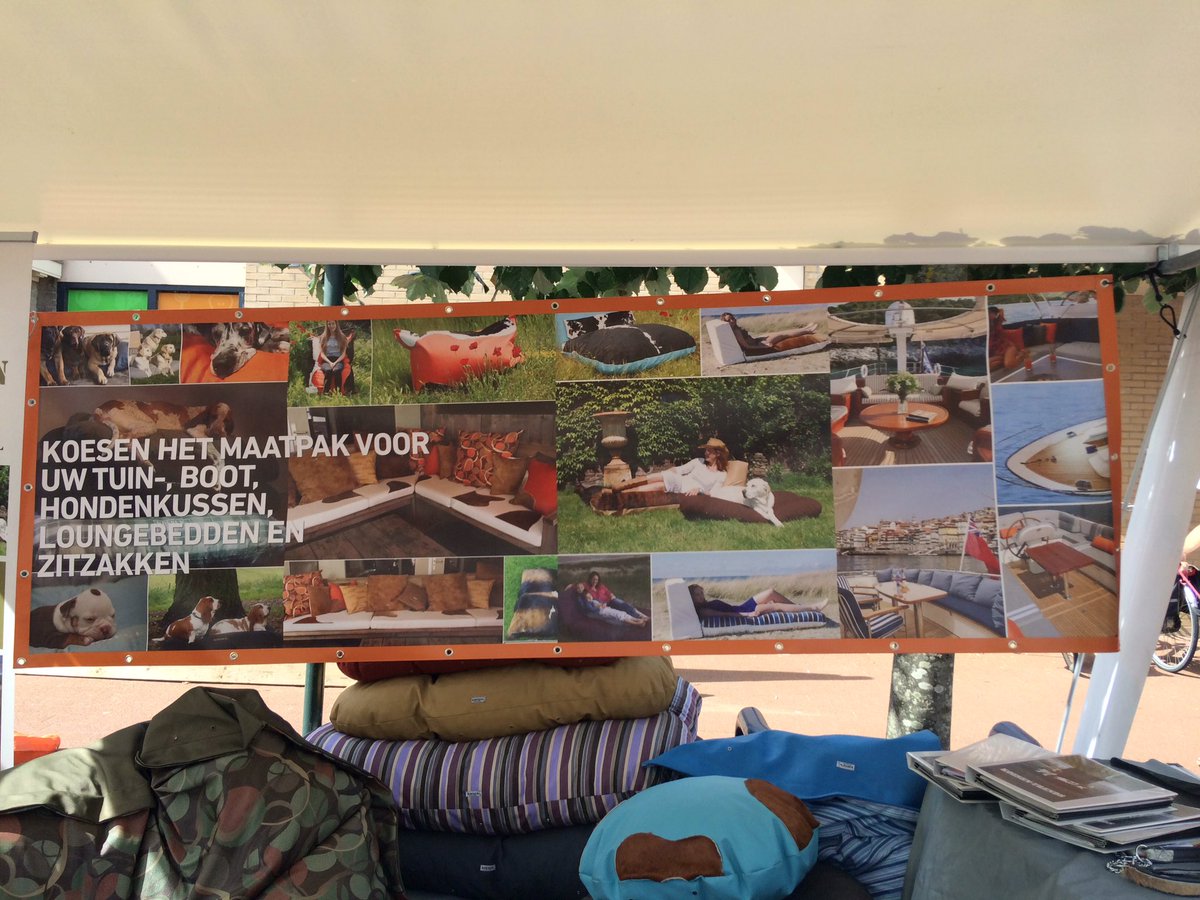 #koudum#bootkussens#sneekweek#sneek#tuinkussens op maat#hondenkussens#boot#zitzakken#waterdicht #koesen