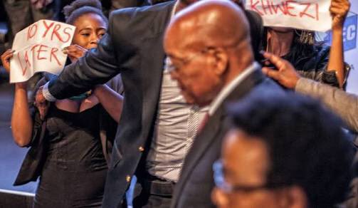 UlrichJvV's tweet photo. Just days ago women in silent rape protest got manhandled while SA leaders looked &amp; giggled. Yes, "happy" #WomensDay https://t.co/pNguAdBqvH
