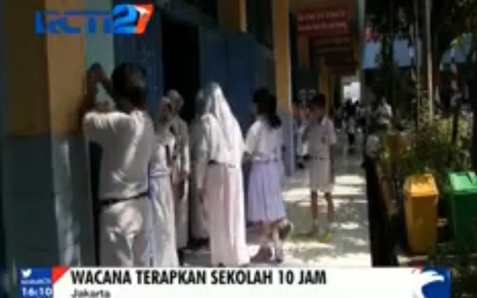 officialinews_'s tweet photo. Wacana sekolah sehari penuh yg dilontarkan Menteri Pendidikan langsung ditolak ortu dan guru. #sindo @Kemendikbud_RI https://t.co/wNtteGYGog