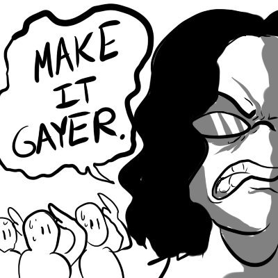 SugaryMom's tweet photo. Squint.
' Make it GAYER. ' https://t.co/8BUwMzLI1Z
