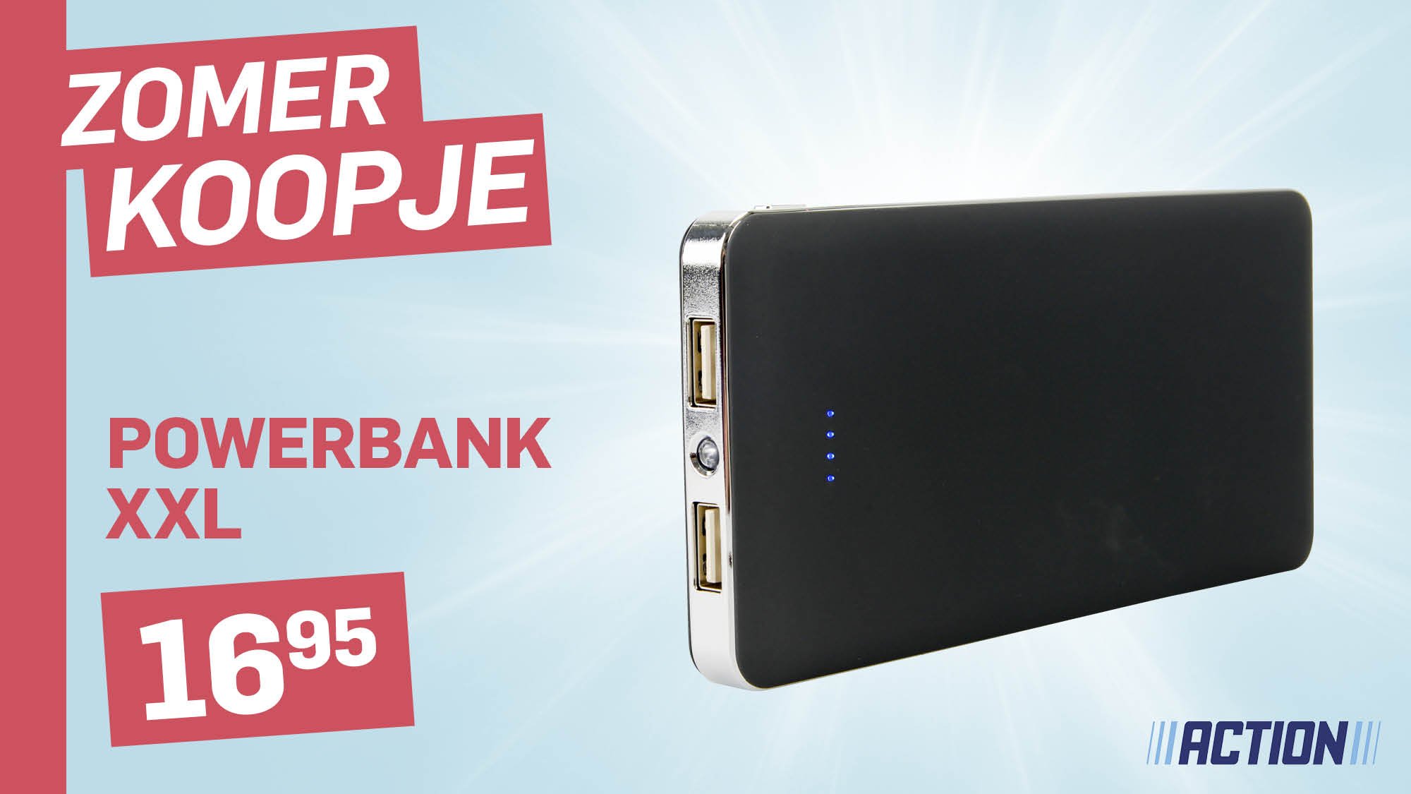 Action Nederland Twitter: "Een standaard #powerbank genoeg voor jouw mobiel verbruik? Wij hebben nu ook de XL 10.000 mAh versie! / Twitter