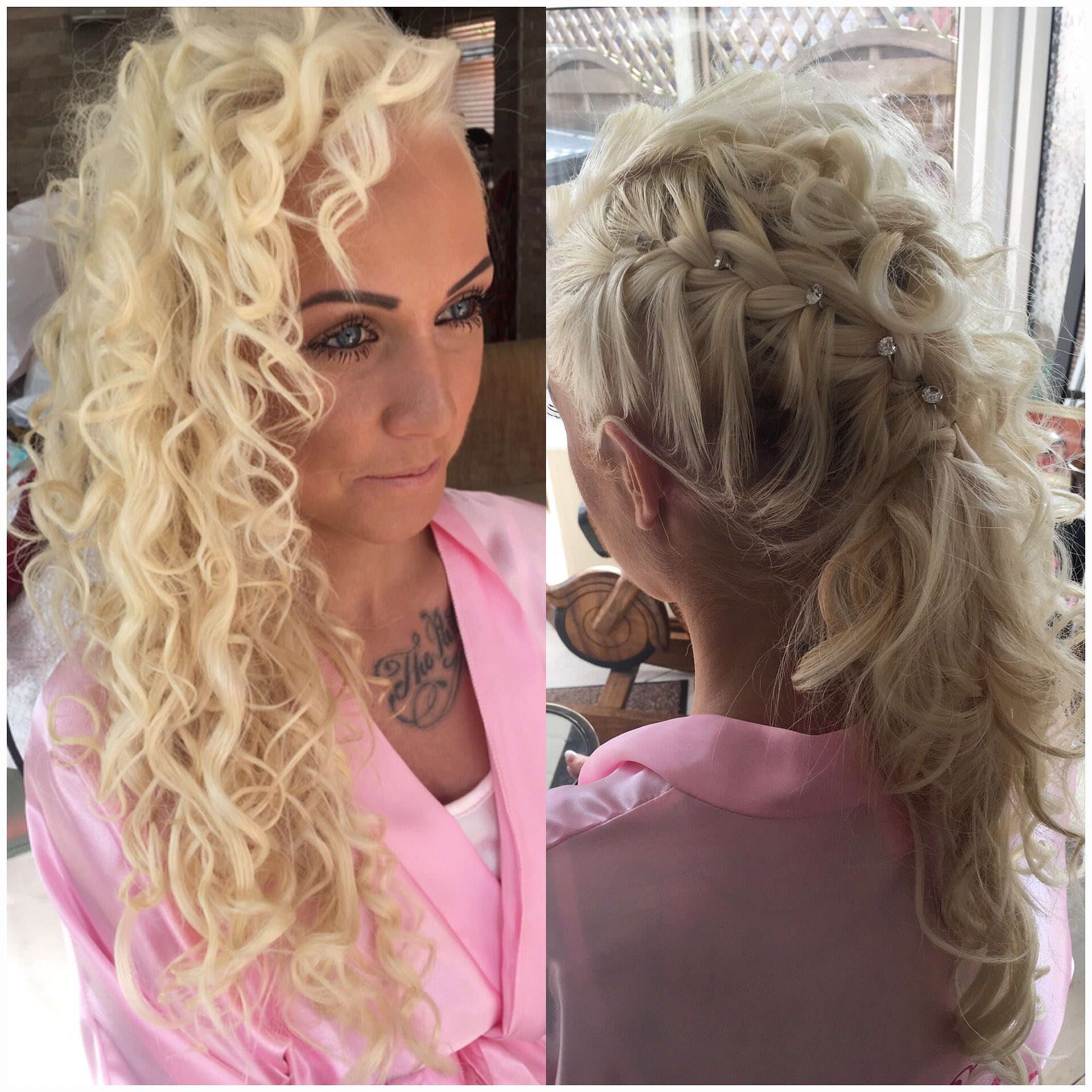 Chopstick curls on 2025 long hair