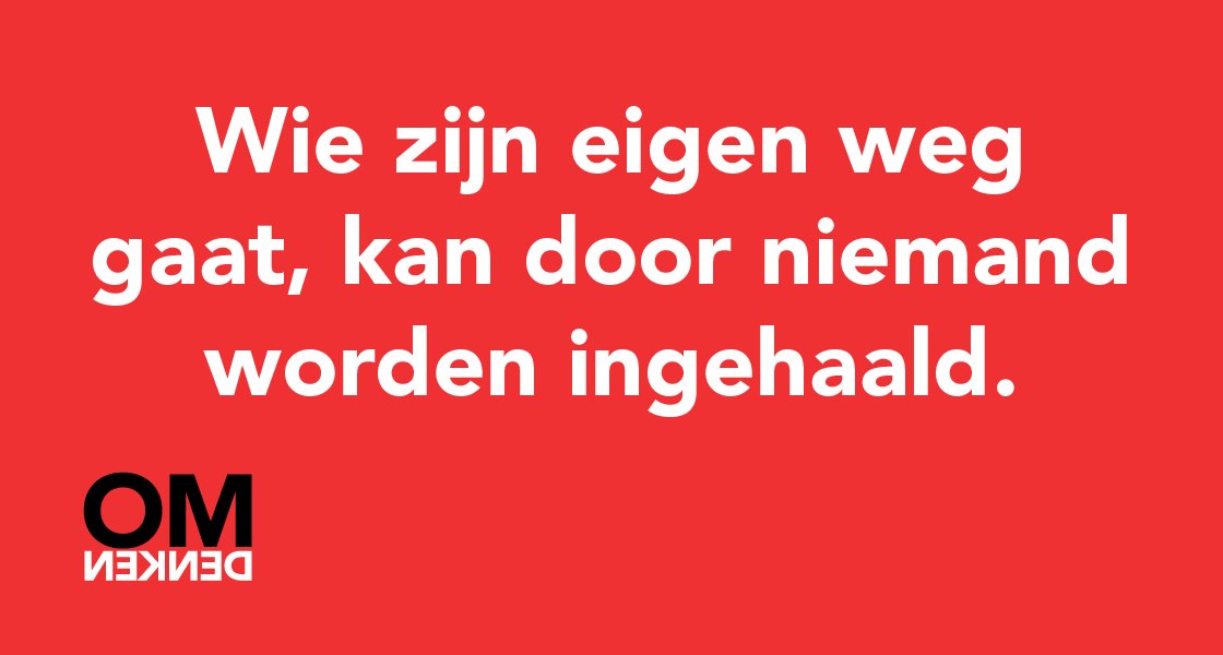 Omdenken's tweet image. 