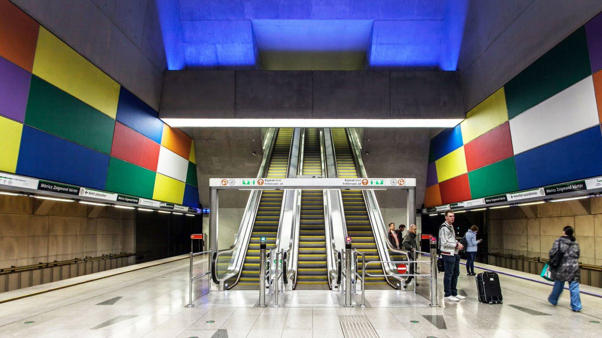 Hawkins_Brown's tweet photo. How to design a great station? We visited #Budapest to take a look at #MetroLine4 #HBTrips https://t.co/CxVWnnqJHv https://t.co/A6eCk516C8
