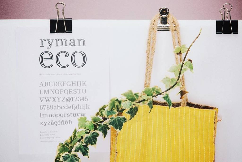 pixelnirvana's tweet photo. Ryman Eco - a photo from our archives. Printed type specimen of Ryman Eco and clicked it i… https://t.co/ywpmqcgkqU https://t.co/5XjsZgpaxS