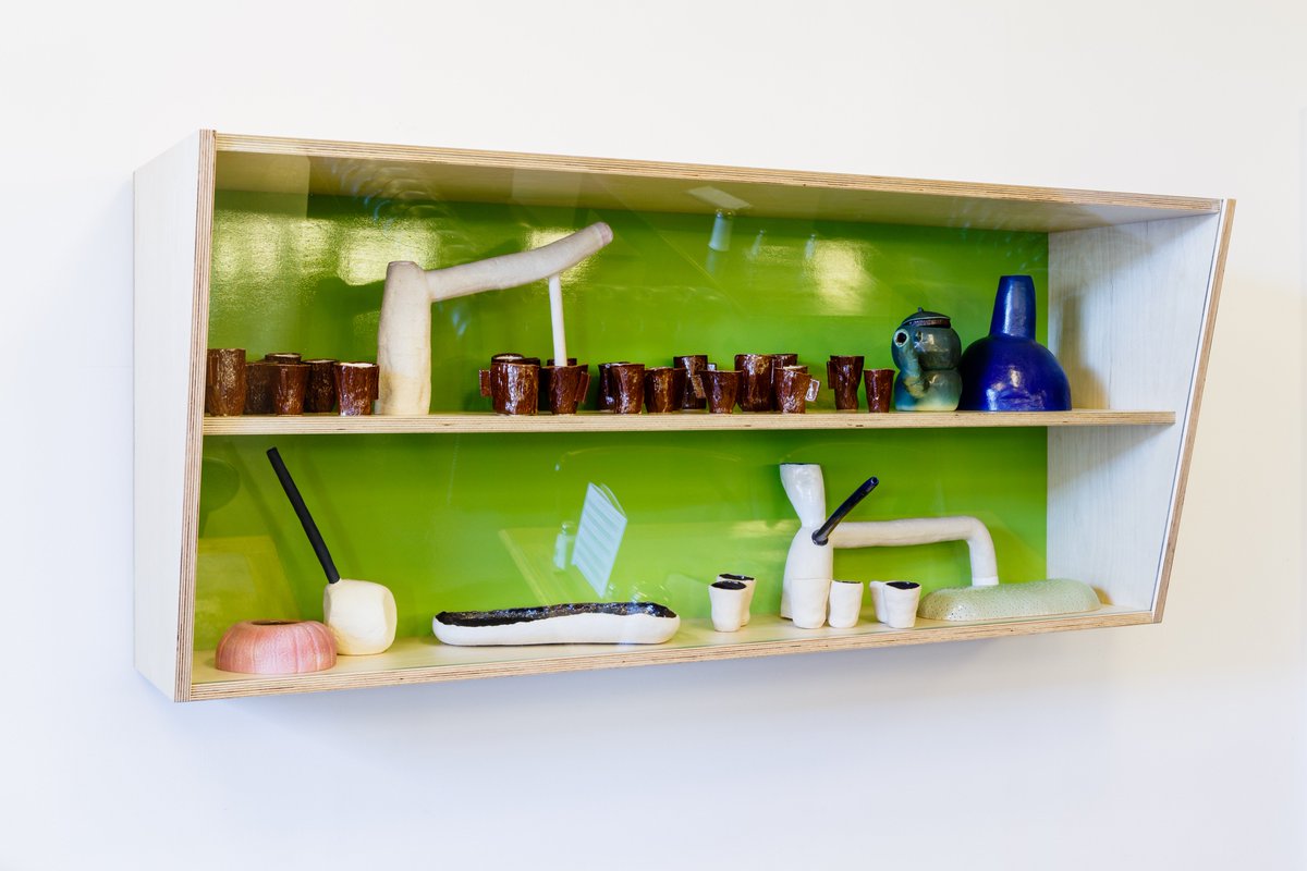 YorkshireContmp's tweet photo. Take a look around ceramics on display in the @T_BarandKitchen by @JonathanTrayte https://t.co/7JAVmO060T