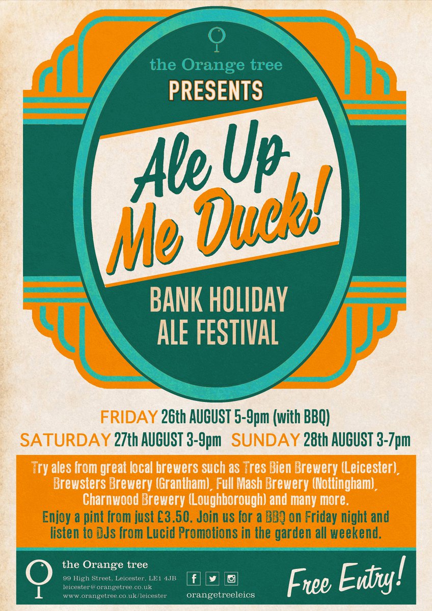 Join us @tresbienbrewery @BrewstersBrew <a href="/charnbrew/">Charnwood Brewery</a> Full Mash Brewery &amp; <a href="/Tweet_Lucid/">Lucid_UK</a> for #Ale Festival madness!