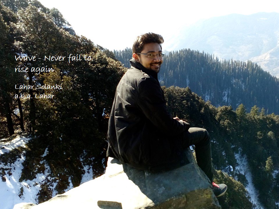 Wave - Never fail to rise again by Lahar Solanki. #HumMeinHaiHero Stay tuned for more details
