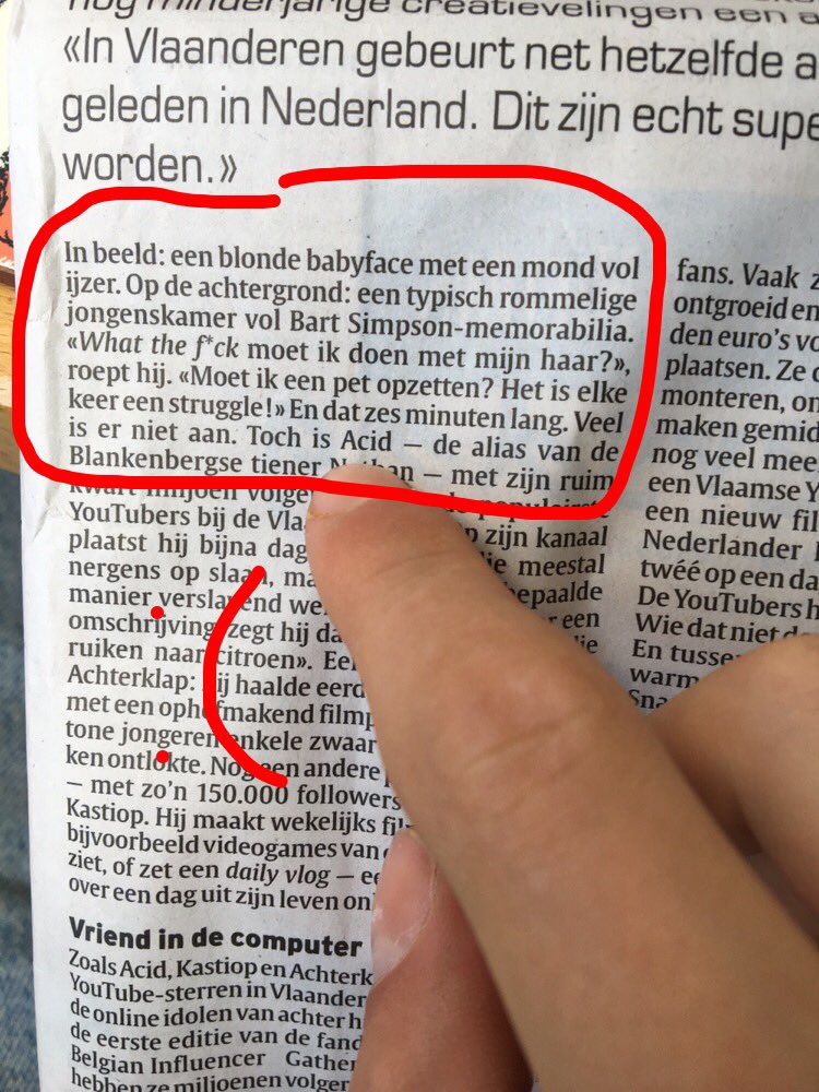NathanxAcid's tweet photo. My turn : Een idiote sensatiekrant geschreven door de meest imbeciele inwoner van België :) https://t.co/2CsJAPBKxd