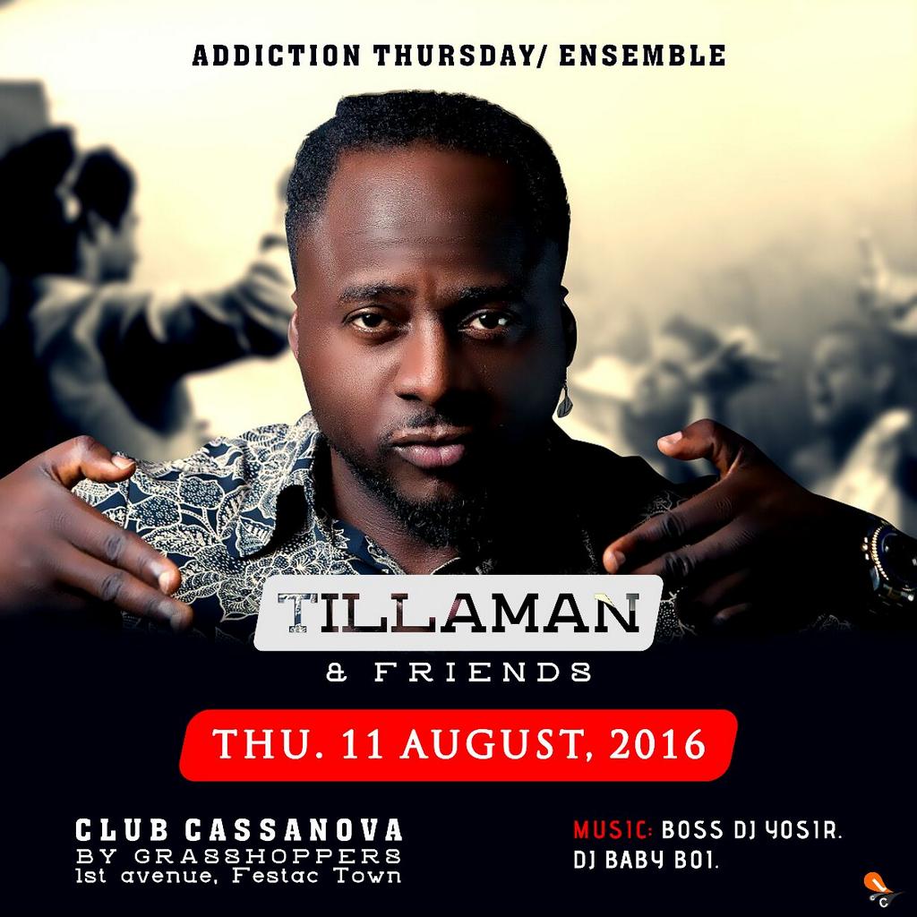 nightofensemble's tweet photo. This Thursday LAGOS get ready @TeamTILLAMAN @TillaManFanPage @grasshoppersfst @grasshopperent @bossdjyosir https://t.co/YuZZII5jqW