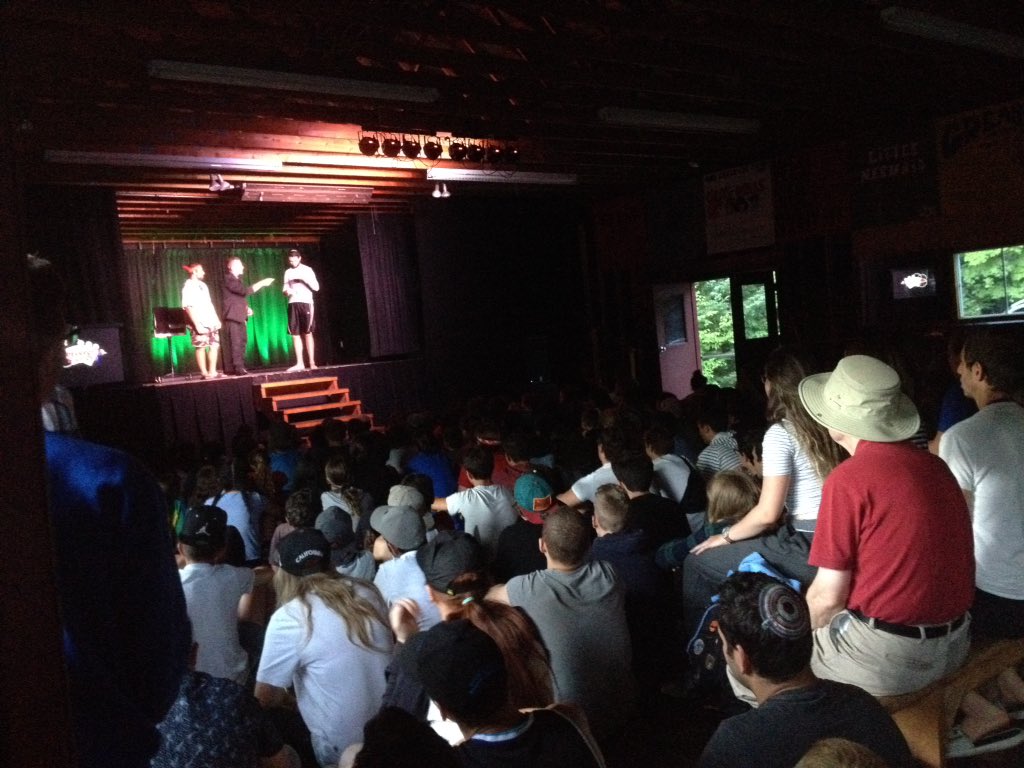 <a href="/GregFrewinMagic/">Greg Frewin</a> Last night at the <a href="/SorcerersSafari/">Sorcerers Safari</a> public show with all of #CampNorthland