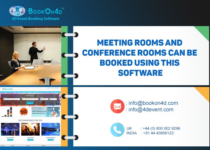 4deventbooking's tweet photo. @SWeventsSpain #Bookon4d Offers #Managementsoftware for #Eventsplanners include #HallBooking function.... https://t.co/opWC0lCEwM