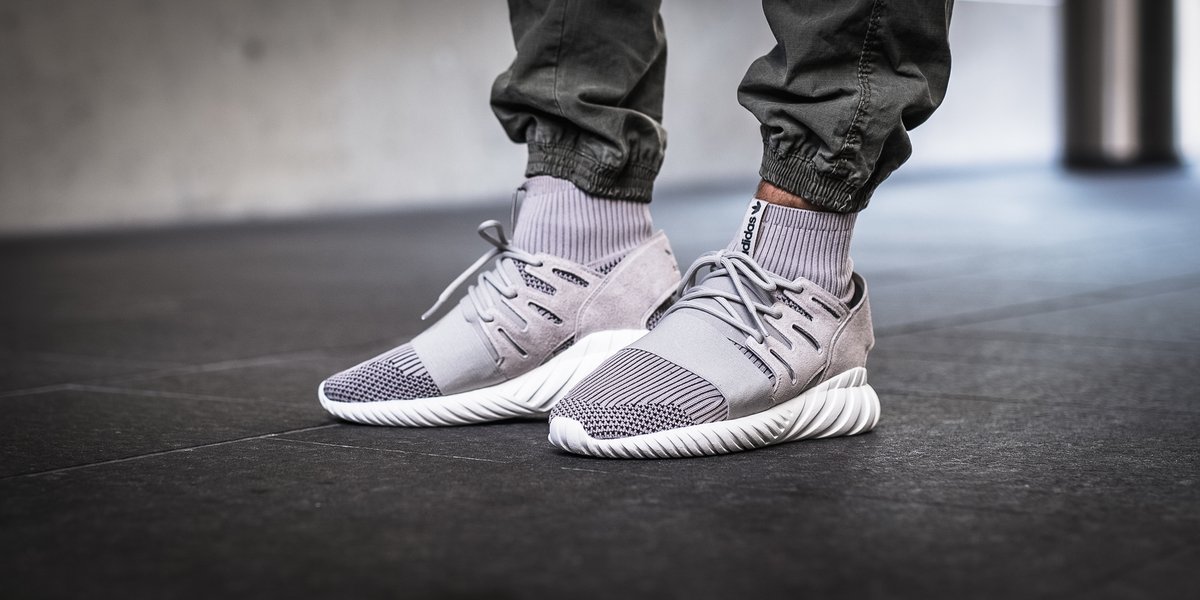 adidas tubular doom on feet