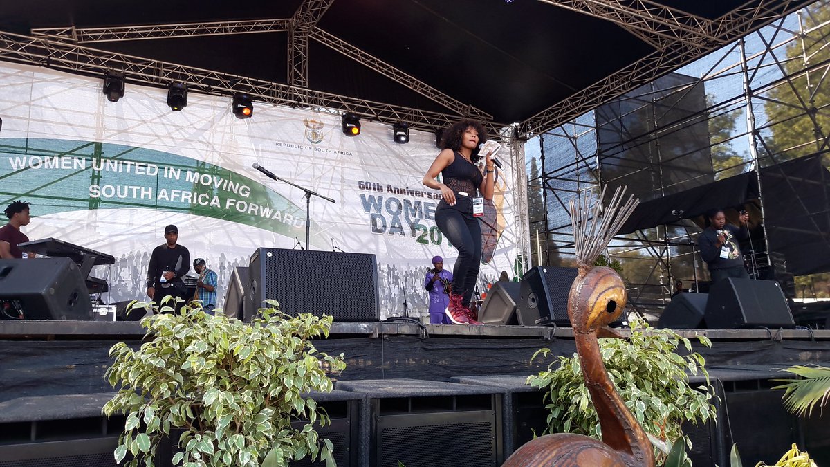 #WomensDay celebration with @IamThembiSeete