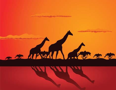 iCLIPART's tweet image. Like the world around us, silhouettes aren&apos;t only black and white. iclipart.com/download.php?i… #clipart #wildlife