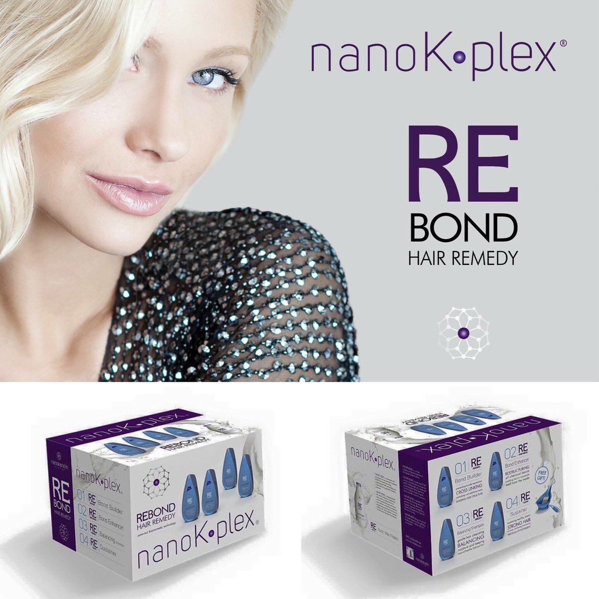 nanokeratinuk's tweet photo. NEW #nanoKplex from #NanokeratinSystem is now available as a salon starter kit! #bondbuilder #healthy #elastic #hair https://t.co/KFyFp0SP0s