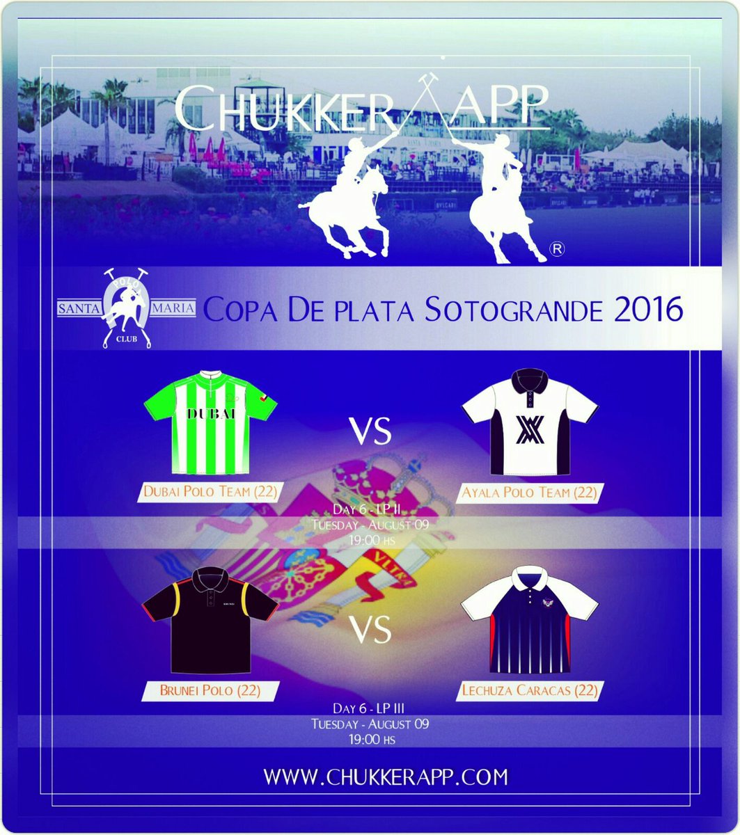 ChukkerApp's tweet photo. two exciting gaes today at @SantaMariaPoloC , #22hcp
#Dubai vs #Ayala
#Brunei vs #LechuzaCaracas
#ChukkerToChukker https://t.co/VFujAJE9Yv