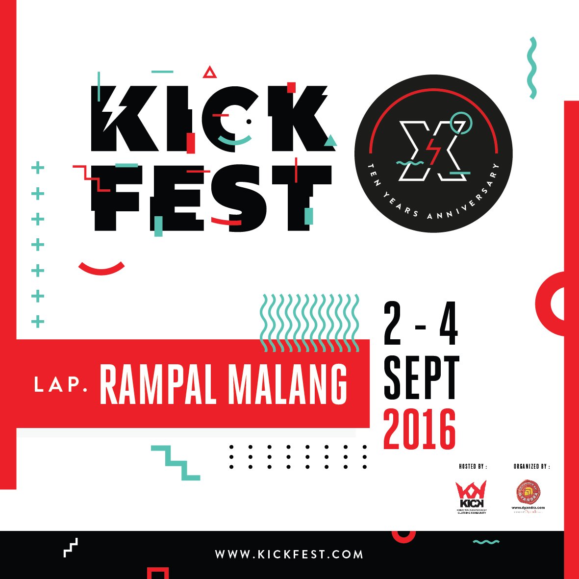Cuma ngingetin aja, #kickfestX tinggal hitungan minggu nih. Duitnya di hemat ya :D