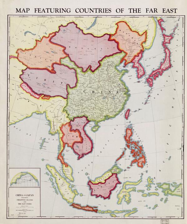  #JunkOneChinaA 1932 US map of China