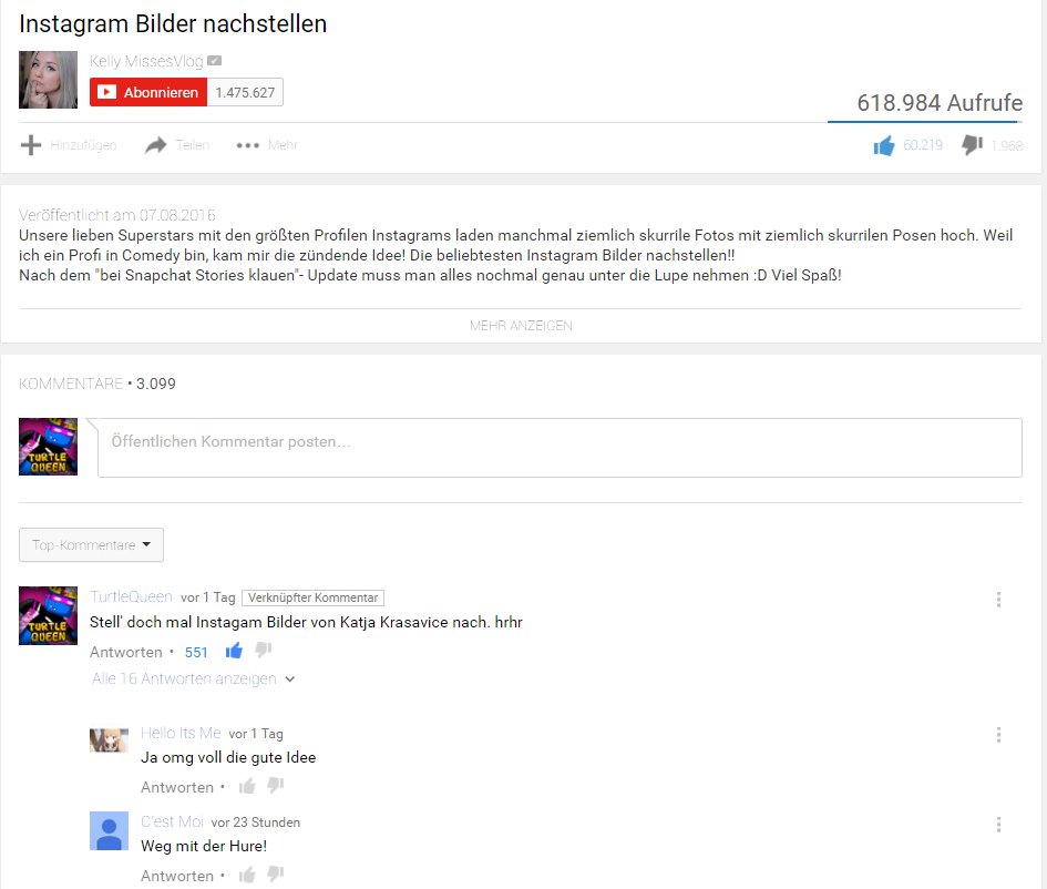 500calas's tweet image. How to Top-Kommentar unter @MissesVlog Video werden xddd