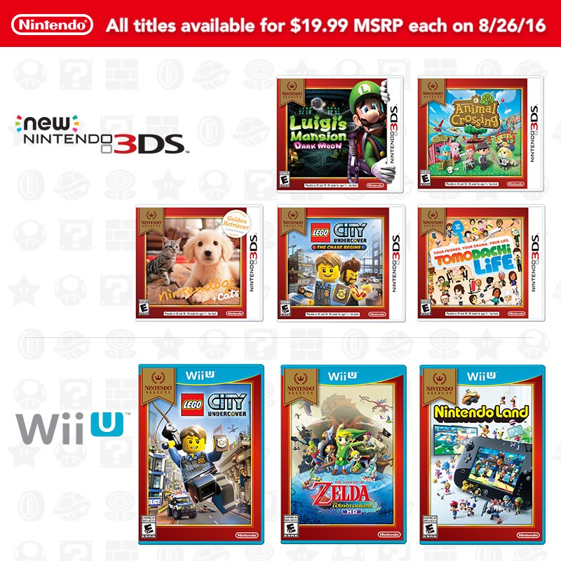 Novos Nintendo Selects e Bundles. Cpb6RY9WYAAUglJ