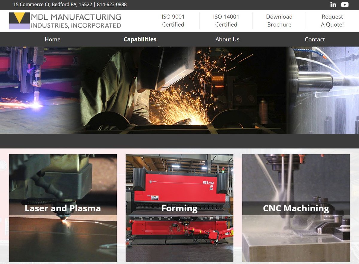MDLMFG's tweet image. Our new website is live! Check it out here! mdlmanufacturing.com/capabilities.h… #manufacturing #automation  #manufacturingnews