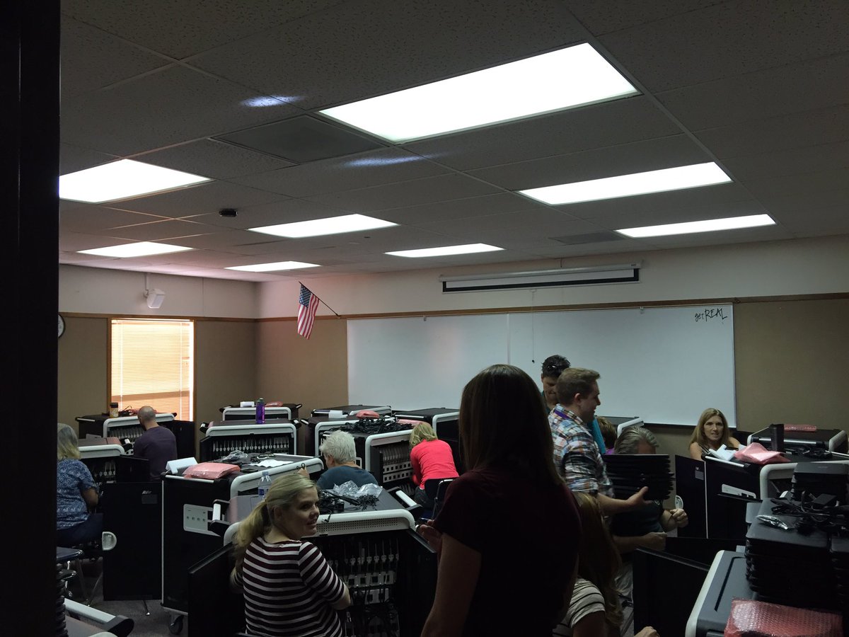 GraniteEdTech's tweet image. Behind the scenes: What it takes to get Chromebooks ready for schools. #edtech #edtechgsd #workworkwork