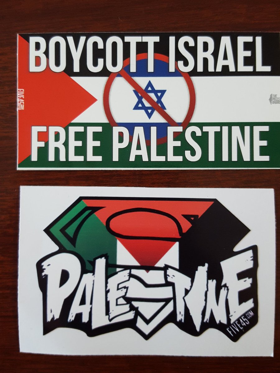 Adri15G's tweet image. Love the stickers I got with my Abu Ammar shirt from @fivefour5