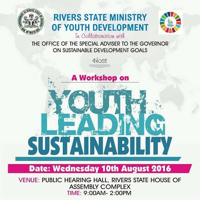 Dzennypha's tweet photo. I'm in Portharcourt for this #SustyEvent. #IYD2016 #Youth2030 #MakingTheSDGsWork https://t.co/9oyq5zvblG