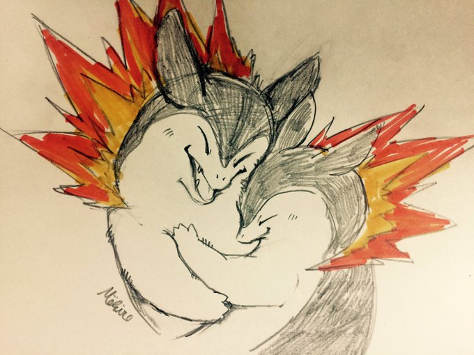 バクフーンのtwitterイラスト検索結果 古い順