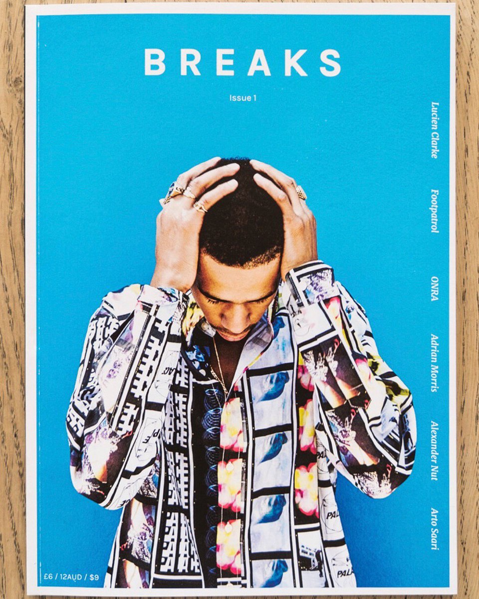 ALLA DAT ALLA DAT! @BreaksNetwork FIRST EVER PRINT ISSUE AND THEY PUT ME ON THE COVER 👑. COME DRINK UP N CELEBRATE.