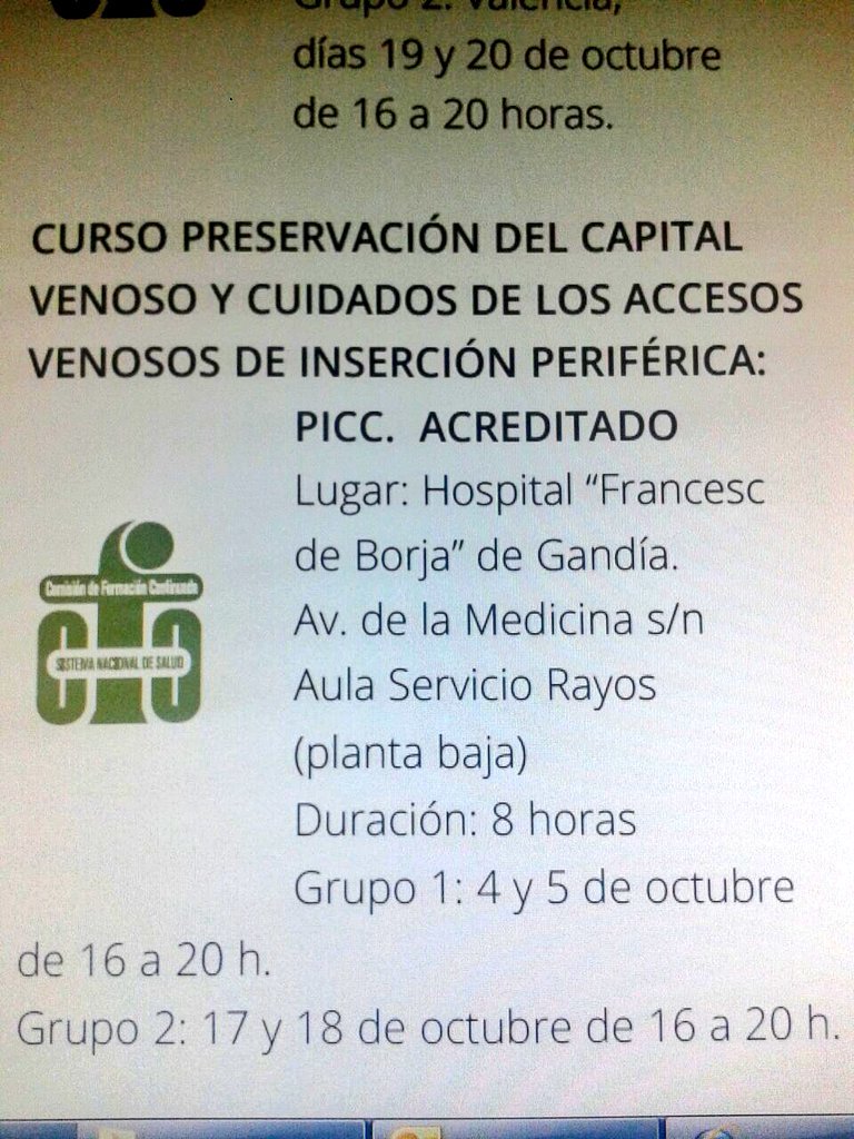 Charorx's tweet image. Pues... Al final vamos a tener (mini)curso d #piccs. Suficiente para tener noción y saber cuidar. #segpac. Es l idea