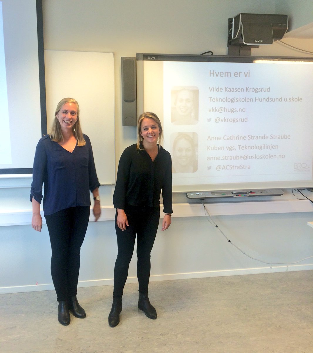 Holder kurs for ansatte på #ntnu om #flippedclassroom, #teknologi #digitaleverktøy 😀Takk for oss @NTNU! @Aschehoug