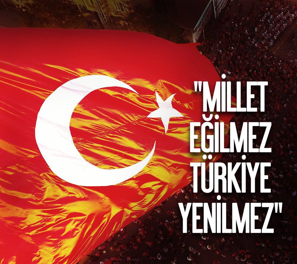 Biz biriz, beraberiz ve hep birlikte Türkiye'yiz.   #VatanİçinNöbetteyiz