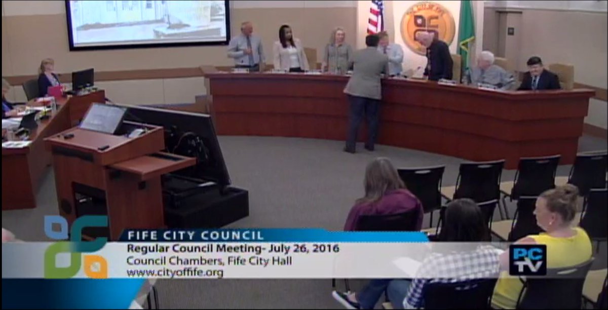 CityofFife on Twitter "Fife City Council honored Boeing and their