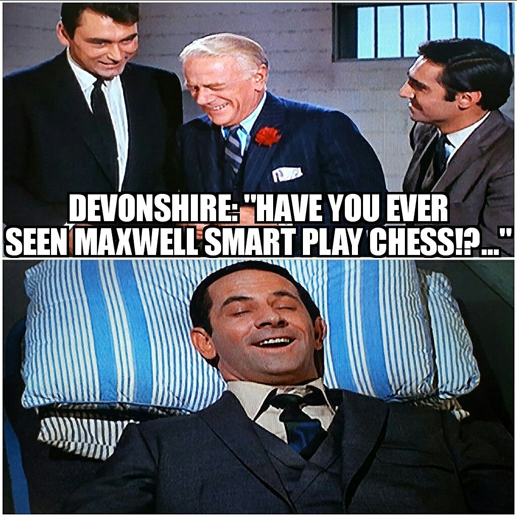GetSmartFans's tweet photo. #GetSmart #Chess #DonAdams #MaxwellSmart #Comedy #Agent86 #memes #meme #SecretAgent86 #Spy #Spies #SecretAgent https://t.co/EqUS86skDS