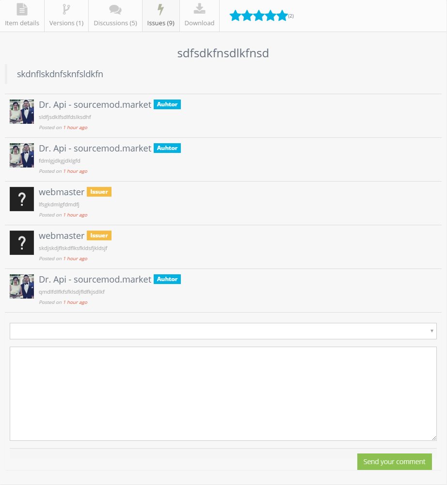 SourcemodMarket's tweet image. #smmarket #issue #tracke has been done !