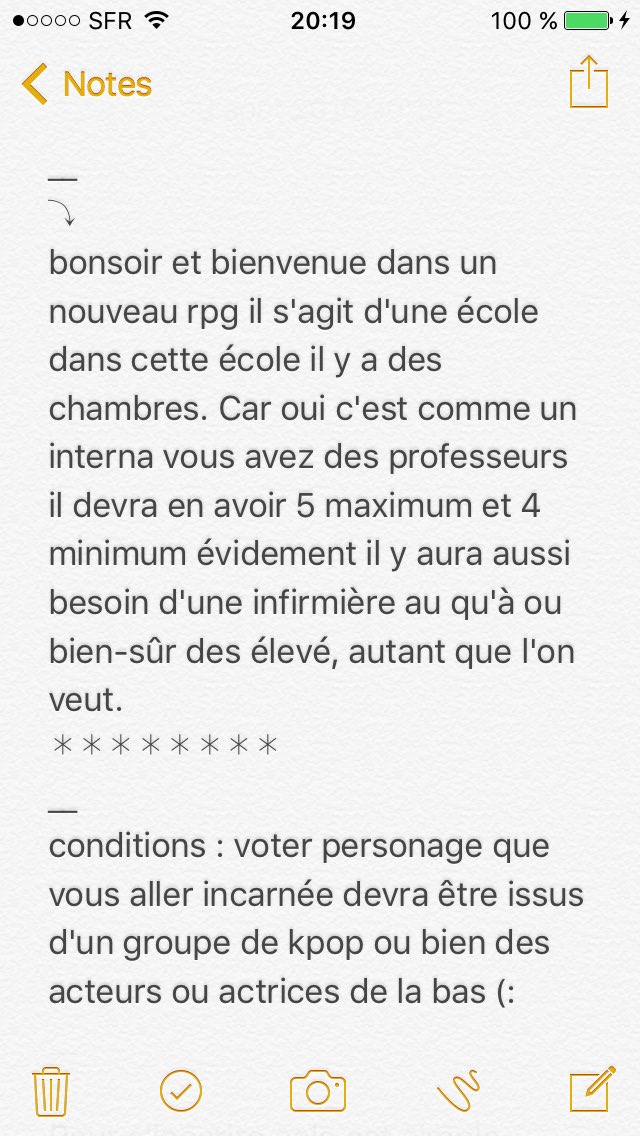 rpg_howkpop's tweet photo. bonsoir !
les règles et tous se qu'il y à a savoir dans se rpg sont la (: https://t.co/5ljKk6Mu4N