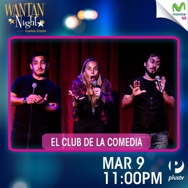 wantannight's tweet photo. La noche promete harto buen humor. Hoy en #wantannight @comediaperu @elguilledice @GachiRivero @carlospalmah :) https://t.co/D9XKxDoHj4