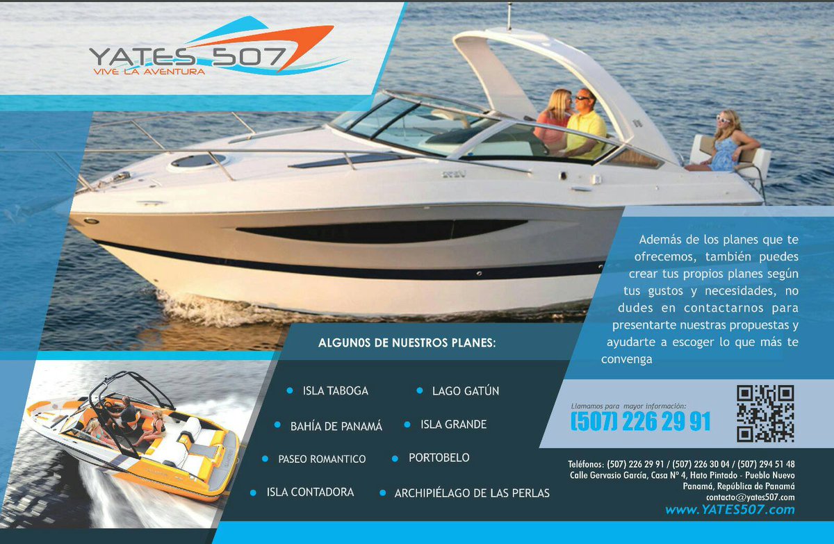 relivingpanama's tweet photo. Vive la aventura @yates507 T. (507)226-2991 / 226-3004 / 294-5148 / contacto@yates507.com https://t.co/uTEfrfvIxK https://t.co/t911AvnMKb