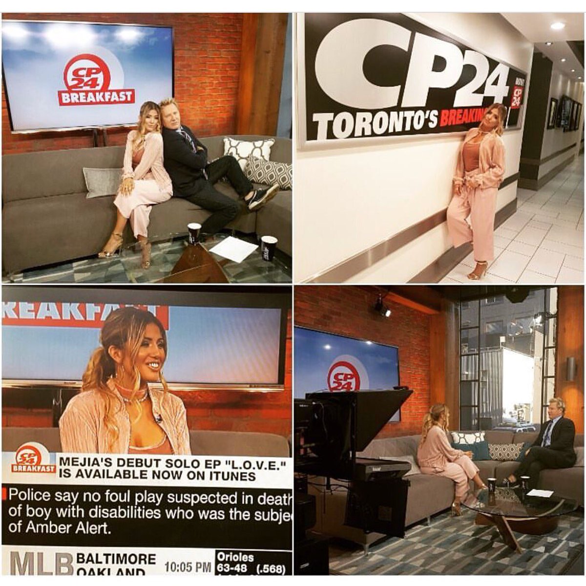 nataliemejia's tweet photo. Thanks for having me @CP24Breakfast ❤️ excited to be back #CanadianPromoTour https://t.co/CNPWHHqK7o