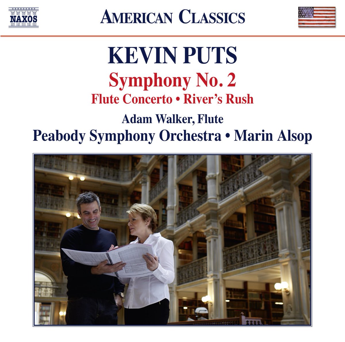 marinalsop's tweet photo. 1/2 Out today @naxosrecords: @kevin_puts Symphony No2/Flute Concerto. Marin conducts @adam_walker_  @george_peabody https://t.co/q1hF8odU5H