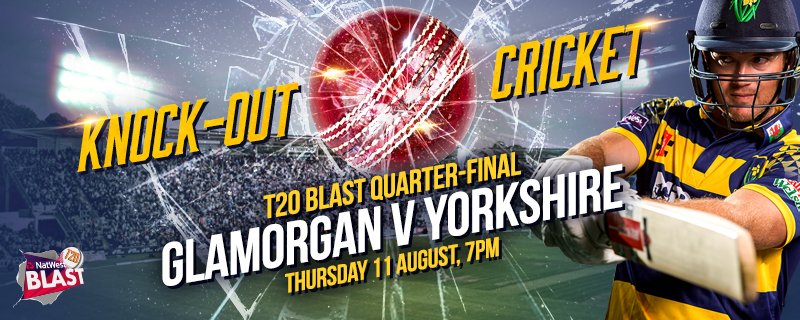 COMPETITION: RT to win two tickets to see Glamorgan v Yorkshire Vikings in Cardiff on Thursday. #GLAvYOR #GoGlam