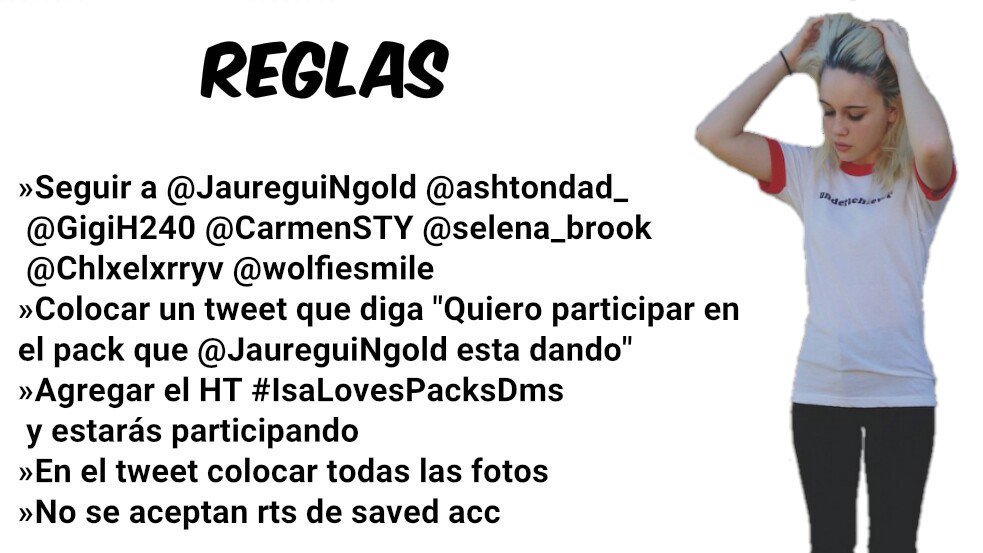 seongieboy's tweet photo. »Quiero participar en el pack que @JaureguiNgold está dando«
#IsaLovesPacksDms
💫Please denle Rt
❌No saved accs❌ https://t.co/CtkSijnfzZ